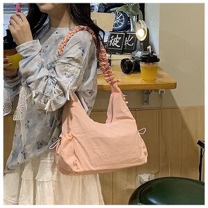 women's large capacity commuter light casual canvas bag